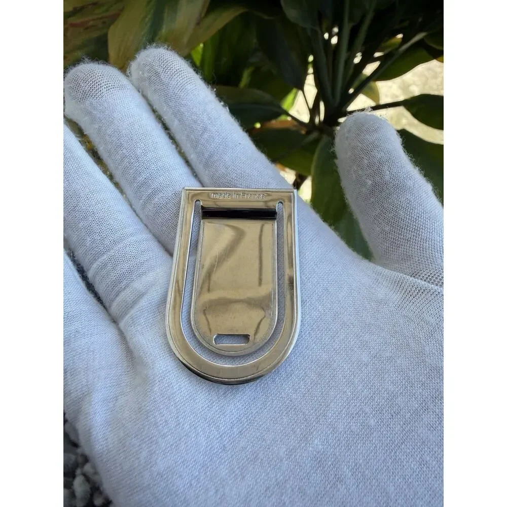 Louis Vuitton Pans A Vie Porto Silver Tone Money Clip Authentic